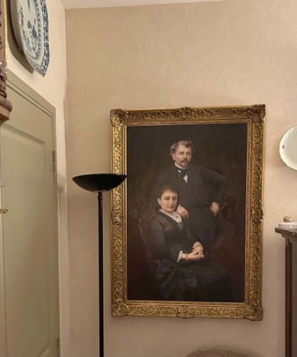 Tableau réalisé à partir d'une photo ancienne N&B