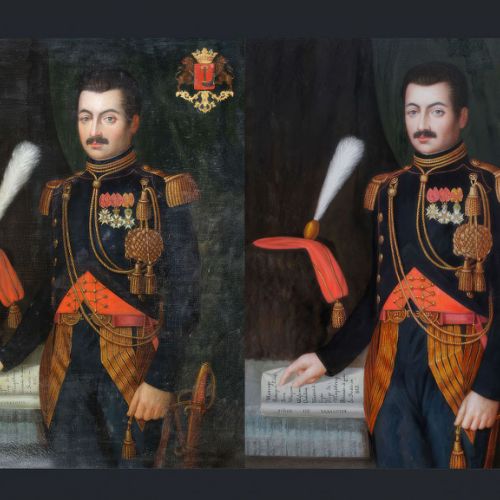 Copie de portrait d’ancêtre : comparaison photo ancienne et tableau restauré
