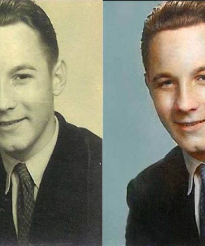 Restauration et colorisation d’une photo de portrait abîmée