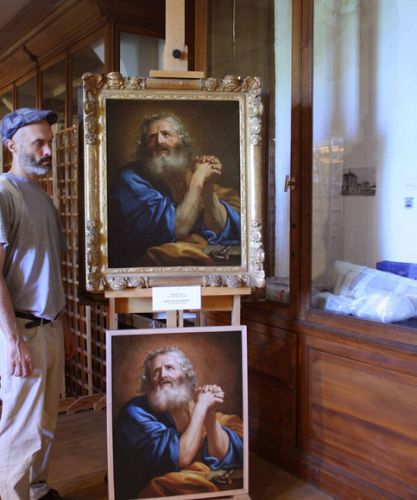 Copie de tableau ancien réalisée pour un musée (série de 12)