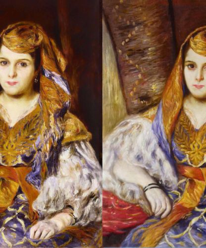 Reproduction d’un tableau de Renoir peint à la main