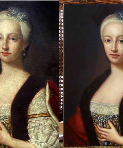 Commande de reproduction de portrait d’ancêtre sur toile