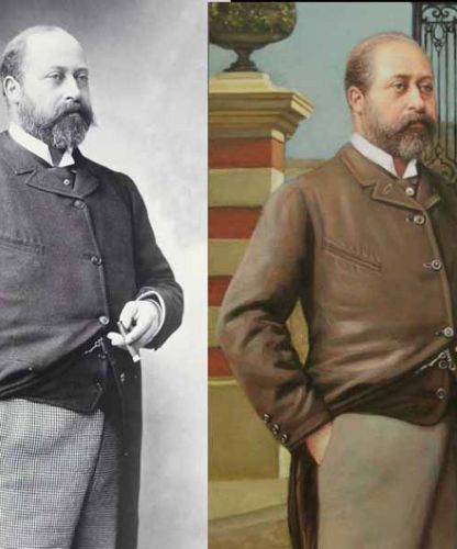 Reconstitution d’un portrait peint à partir d’une photo ancienne