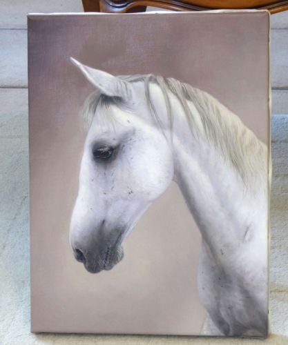 Tableau de cheval peint à la main sur commande